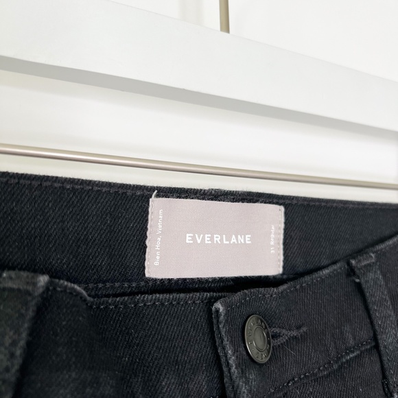 Everlane Jeans High Rise Black 5 Pocket Jeans - Picture 2 of 6